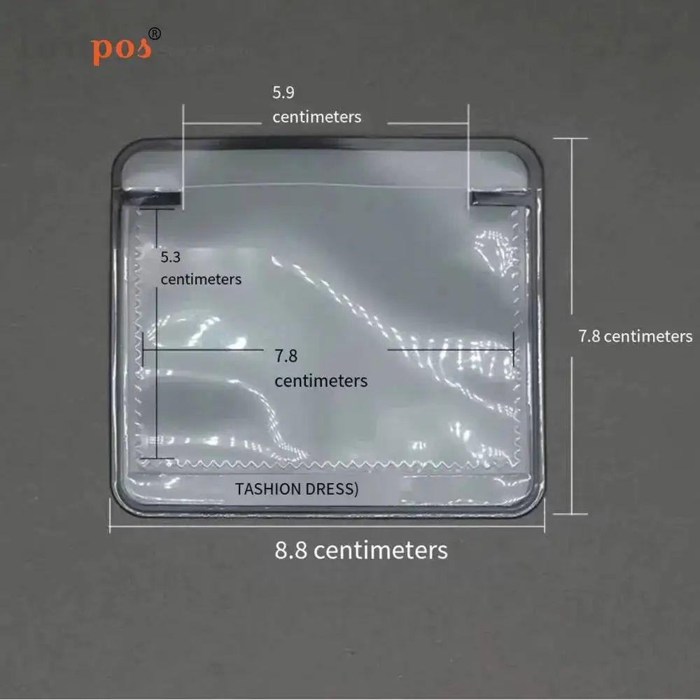 

50 шт., сумки с этикетками из ПВХ с воротником из ЭВА для одежды, бирки, аксессуары, сумки для торговой марки, прозрачные матовые сумки с этикетками