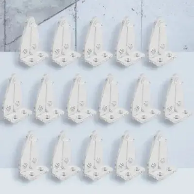 

16Pcs Curtain Hook Roller Set Compact Design Strong Material for Venetian Blind Wand Connection Reliable Tilting Control Easy