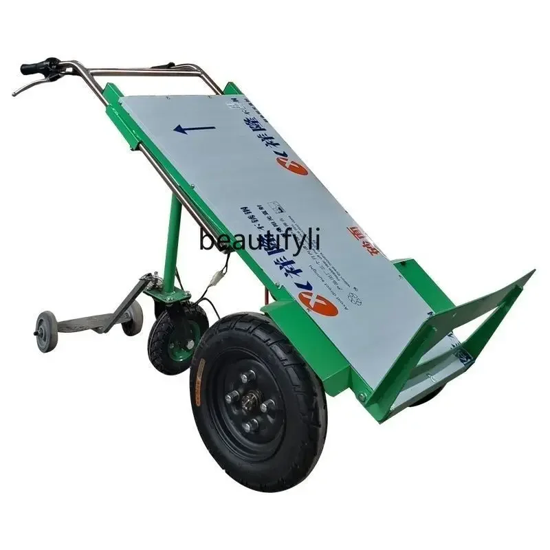 

NNElectric three-wheeled tiger trolley moving truck flat site project agricultural