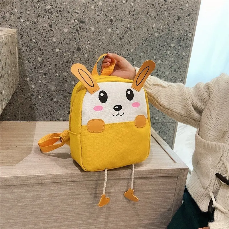 Kinder rucksack für Jungen Cartoon Tier Mädchen Schult aschen Kindergarten Leinwand Schultern Tasche Kinder Geburtstags geschenke Mochila Infantil