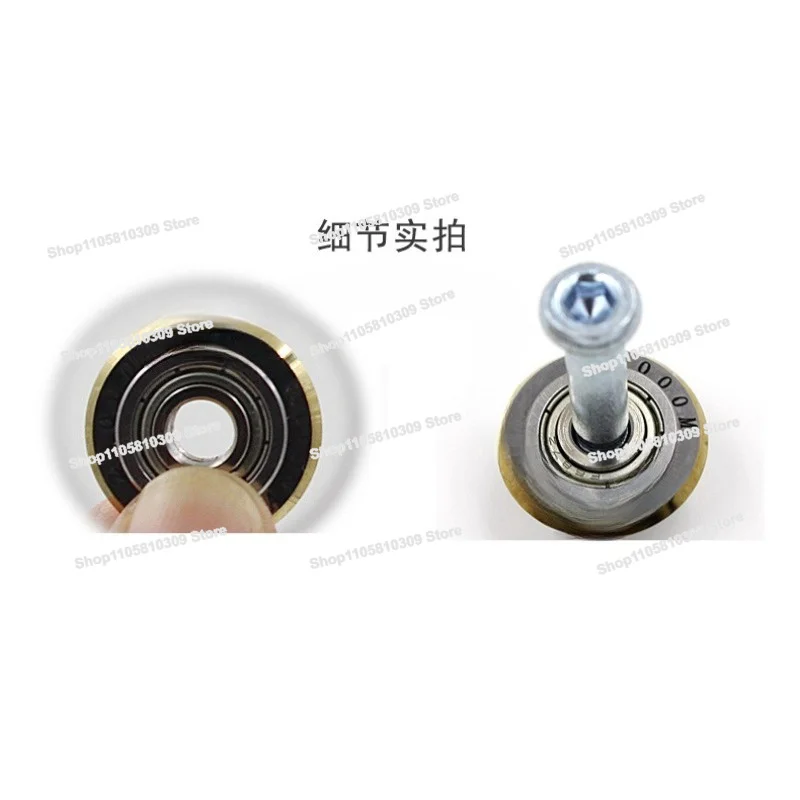 Tile Push Knife, Roller Type Manual Glass Row Knife, Cutting Machine Knife Wheel Accessories Tools Superhard Alloy Blade