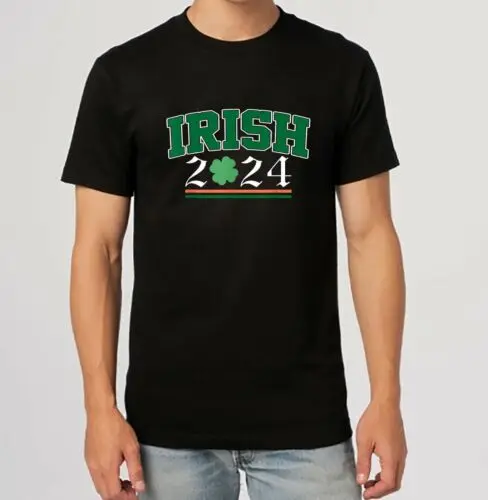 Irish Shamrock 2024 Saint Patrick's Design Gift Idea T-Shirt S-3XL