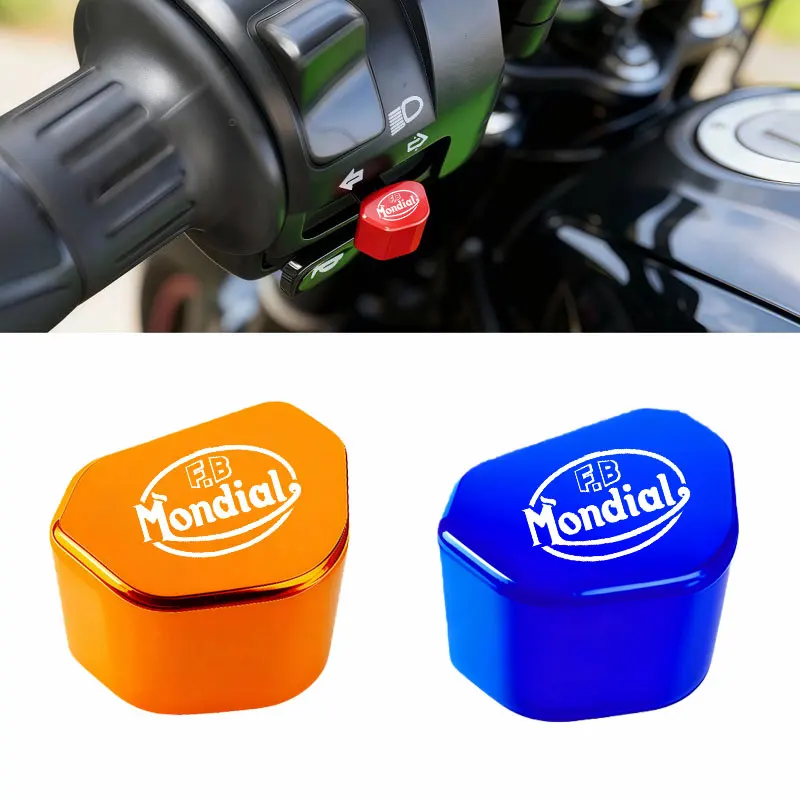 CNC Switch Button Turn Signal Switch Key cap For FB Mondial HPS125 HPS 125 300  Accessorie Mototcycle