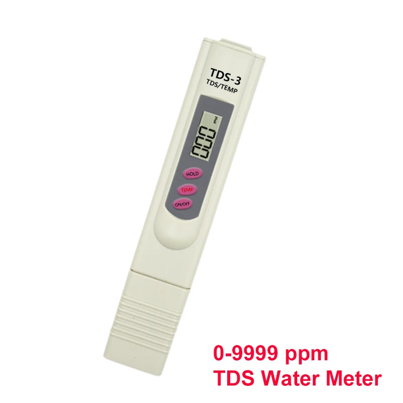 

TDS-3 Handheld TDS Digital Water Tester Pen Water Quality Analysis Meter PH LCD PPM Water Purity Check 0-9999 Ppm Measurement