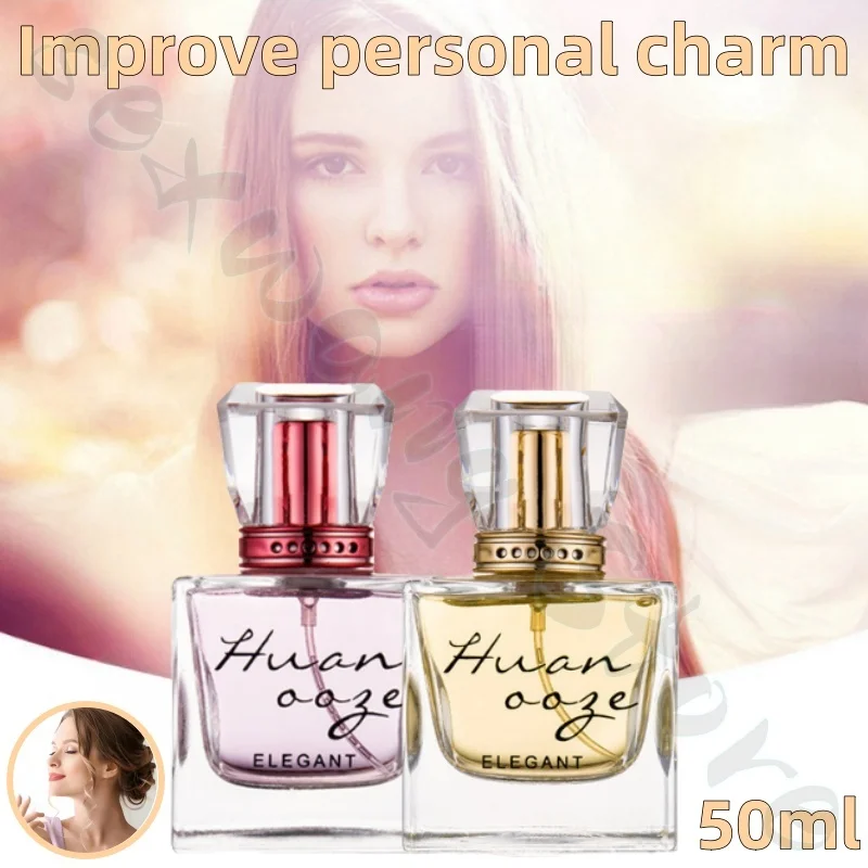 High-quality women's perfume with long-lasting fragrance, natural, fresh, elegant and sweet body fragrance spray 50ml