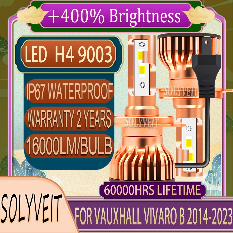 

Настройка без инструментов, четкая лампа ночного видения дальнего и ближнего света для Vauxhall Vivaro B 2014 2015 2016 2017 2018 2019 2020-2023