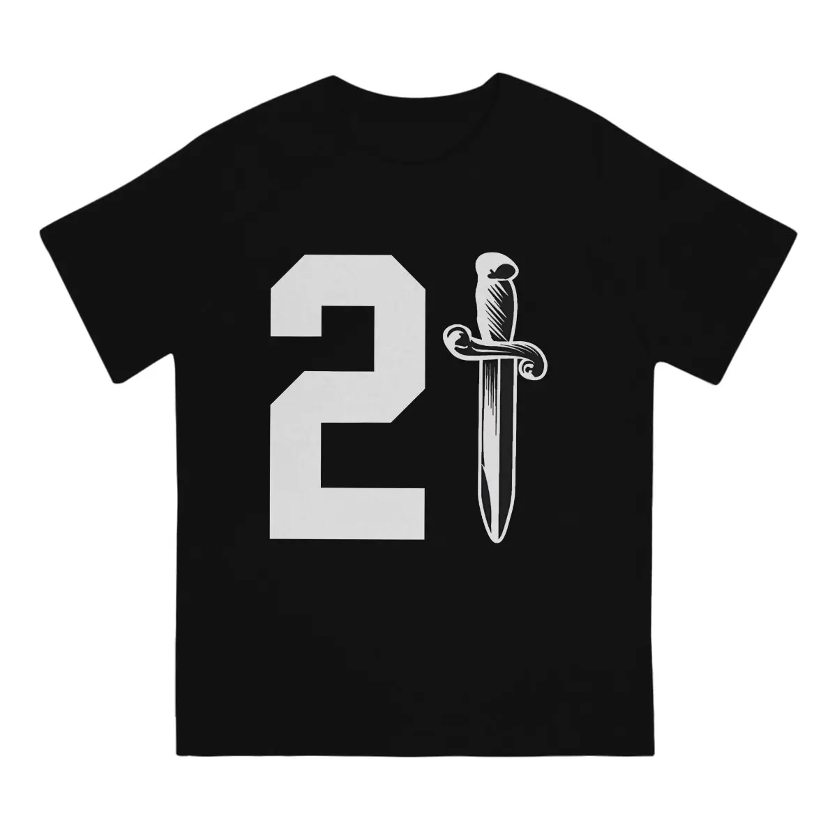 21 Savage Issa Knife Rap T Shirts for Men 100% Cotton Creative T-Shirt Crewneck 21 Savage Rapper Tee Shirt Short Sleeve Tops