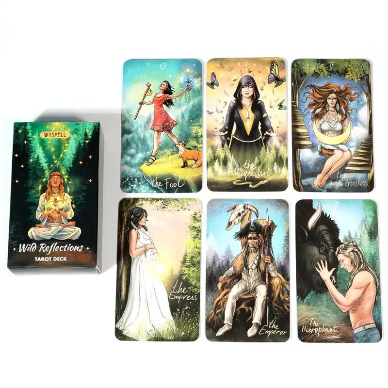 Tarot Cards 78-Card Full-English Version Tarot Card Psychological Oracle Deck Mysterious Divination Card For Future And Past