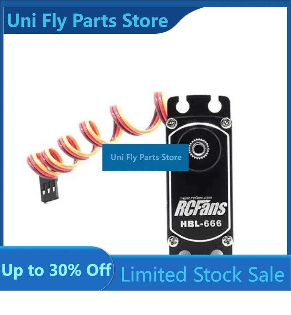Rcfans HV 30KG Servo Titanium alloy gear all metal high pressure brushless waterproof Buggy drift Monster truck Crawler HB