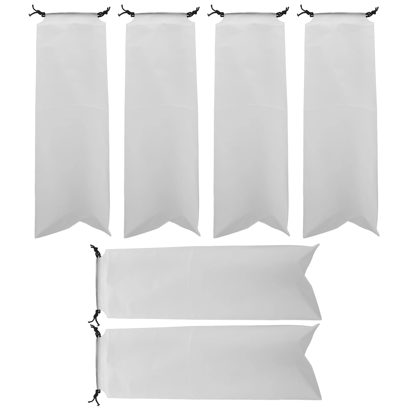 

6pcs Rain Umbrella Storage Bag Waterproof Foldable Umbrella Carry Case for Travel Outdoor Use Portable Protective Cover