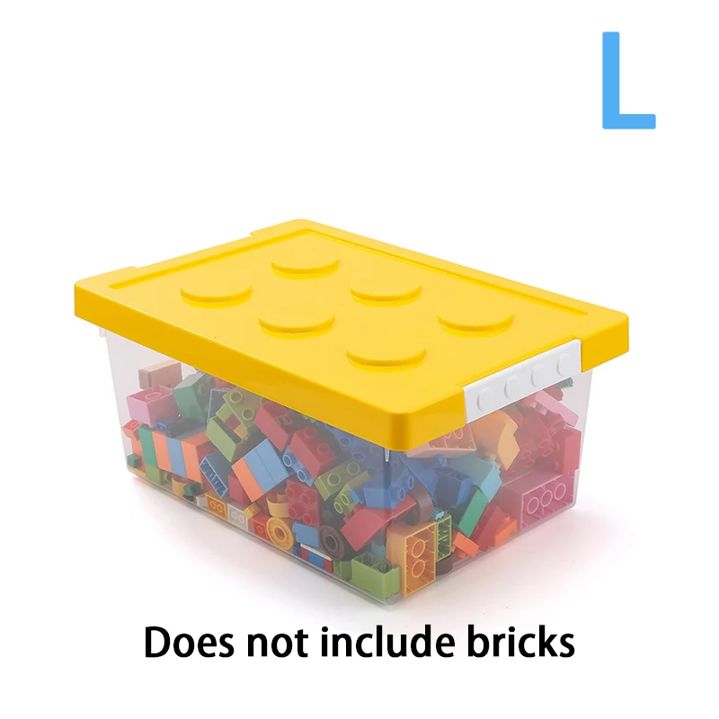 Bouwsteenopbergdoos voor kinderen Speelgoedorganisator Stapelbare blokkoffer Container Boeken Stationaire houder Diversen Snackcontainer