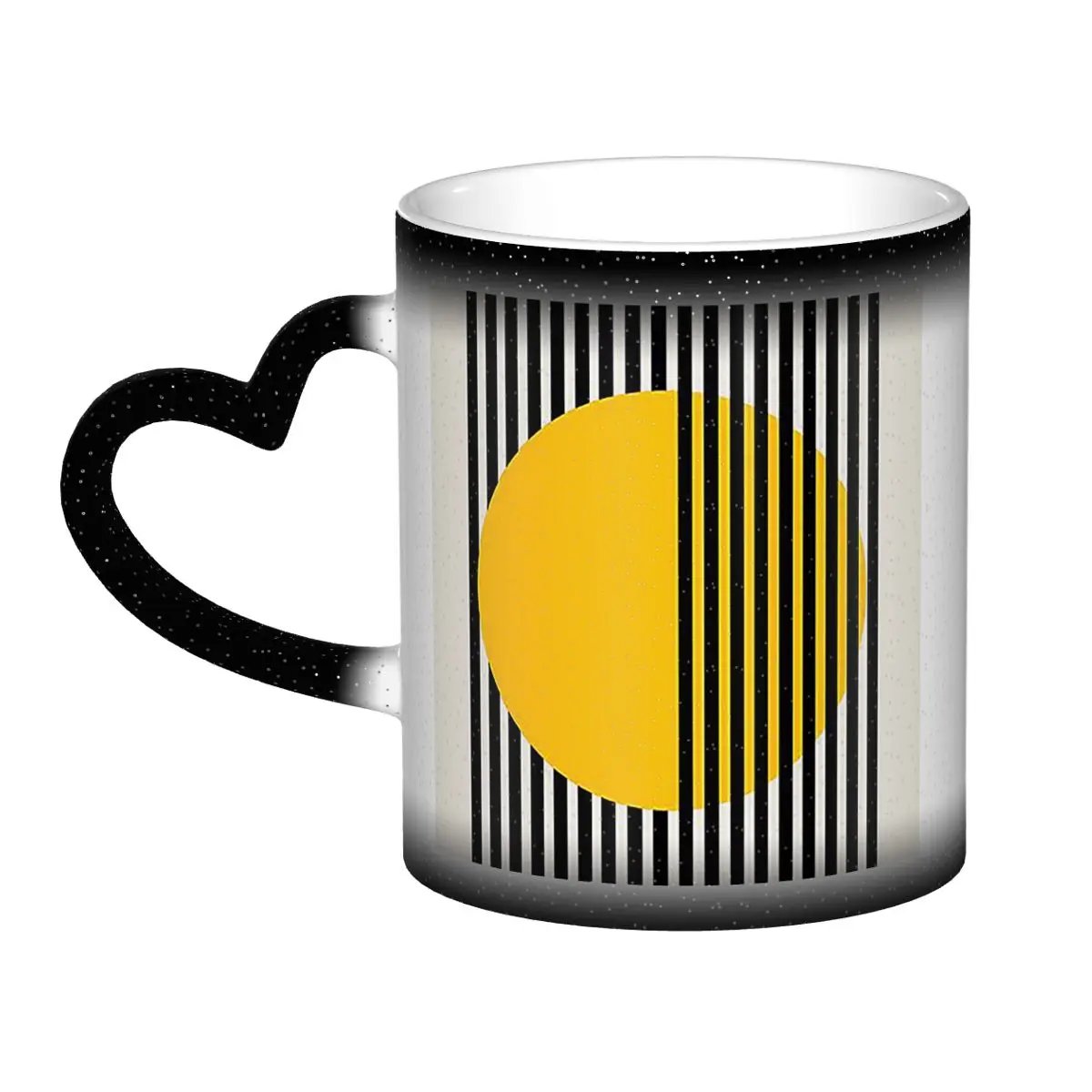 

Bauhaus Exhibition Print, Wall Art Yellow Circle Wall Dec Mug Ceramic Coffee Cups Tea Mugs Milk Cup Drinkware Gifts for Friends