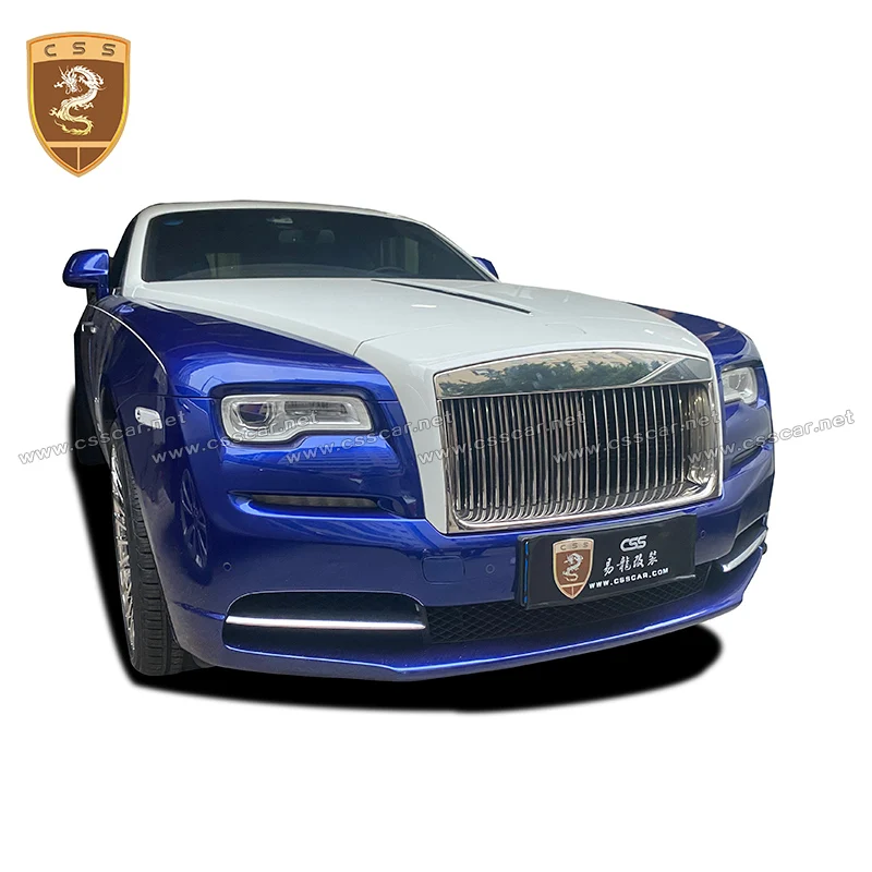 Car Upgrade Wraith New 2nd Generation For Rolls Royce Headlights Wraith Bumper Grille Fiberglass Auto Repair Tuning Bodykits