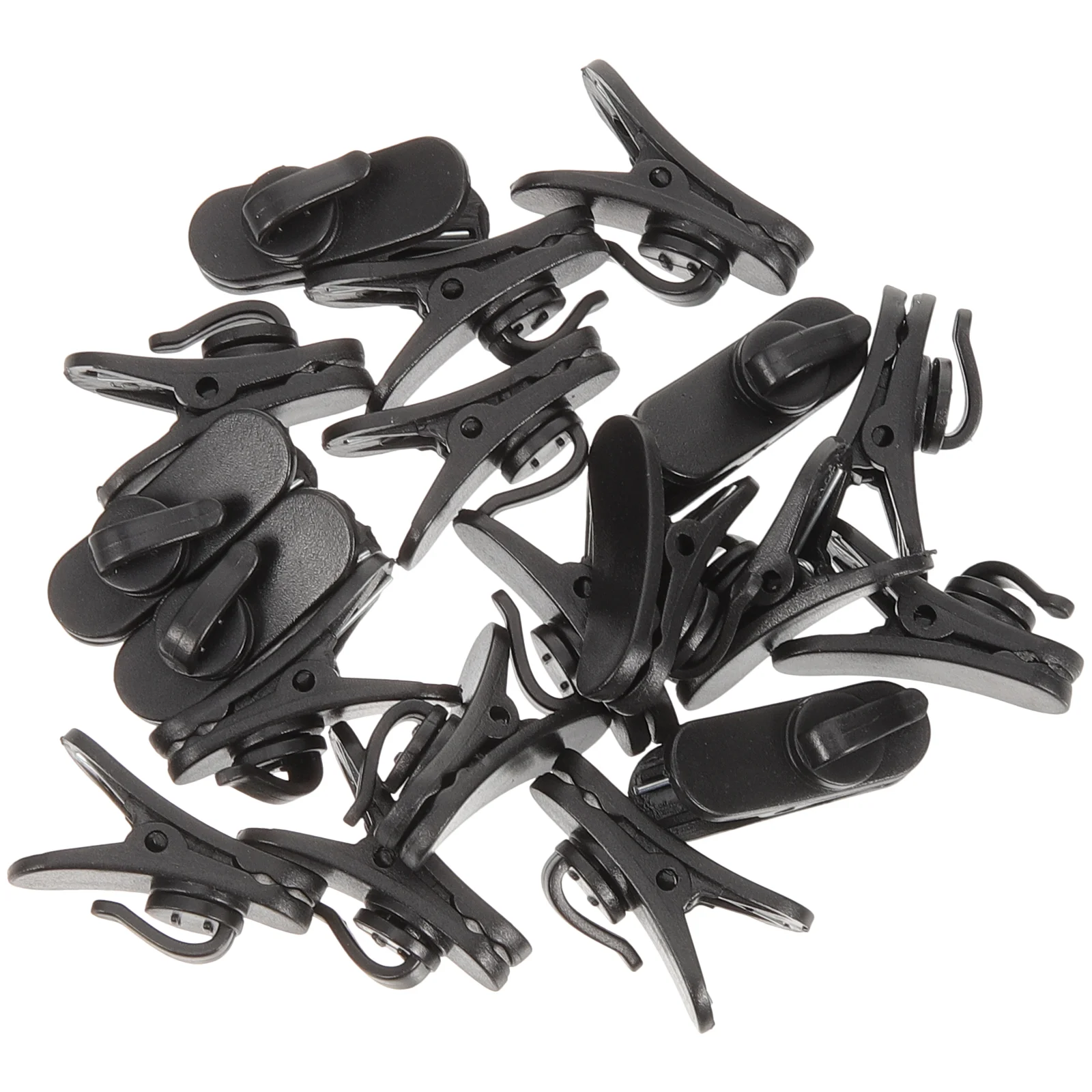 

20 Pcs Microphone Clip for Mount Tie Clips Lapel Holders Wire Lavalier Replacement