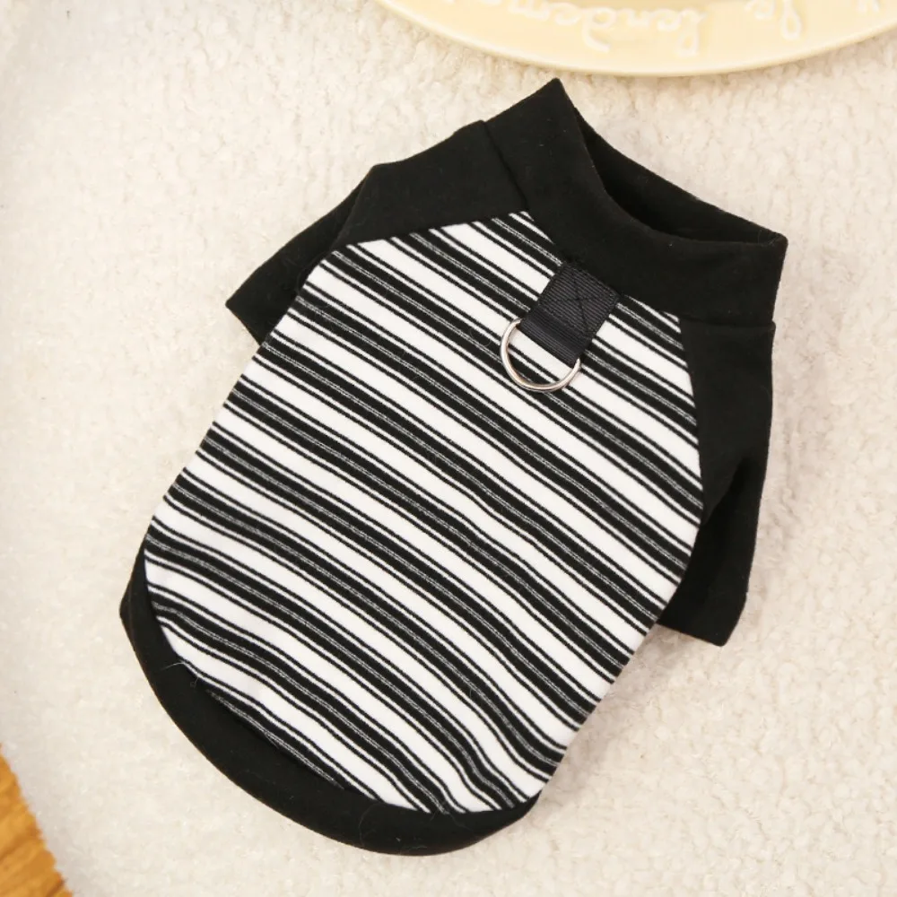 

Pet Jumpsuit Overalls Colorful Dog Hoodies Soft Comfortable Striped Pet Clothes Breathable Dog Sweatshirt Going Out