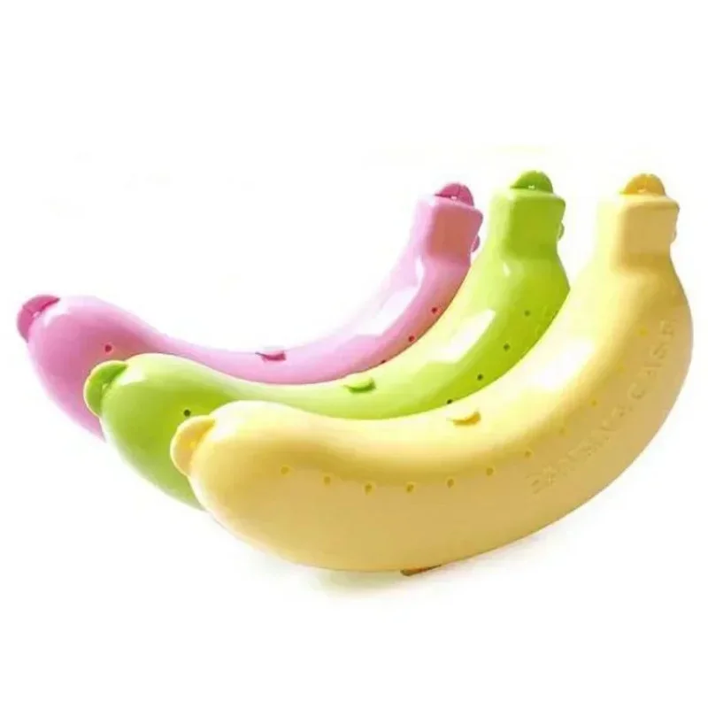 1-3Pcs Banana Storage Box For Outdoor Travel Cute Banana Case Protector Box Container Trip Outdoor Lunch Fruit Storage Box