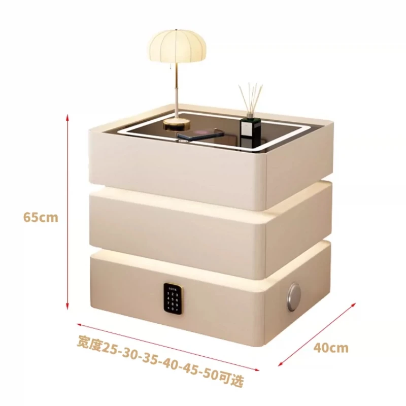 Petite Italian Night Stands White Modern Office Charging Bedside Tables Design Secret Muebles Para Dormitorio Furniture Home