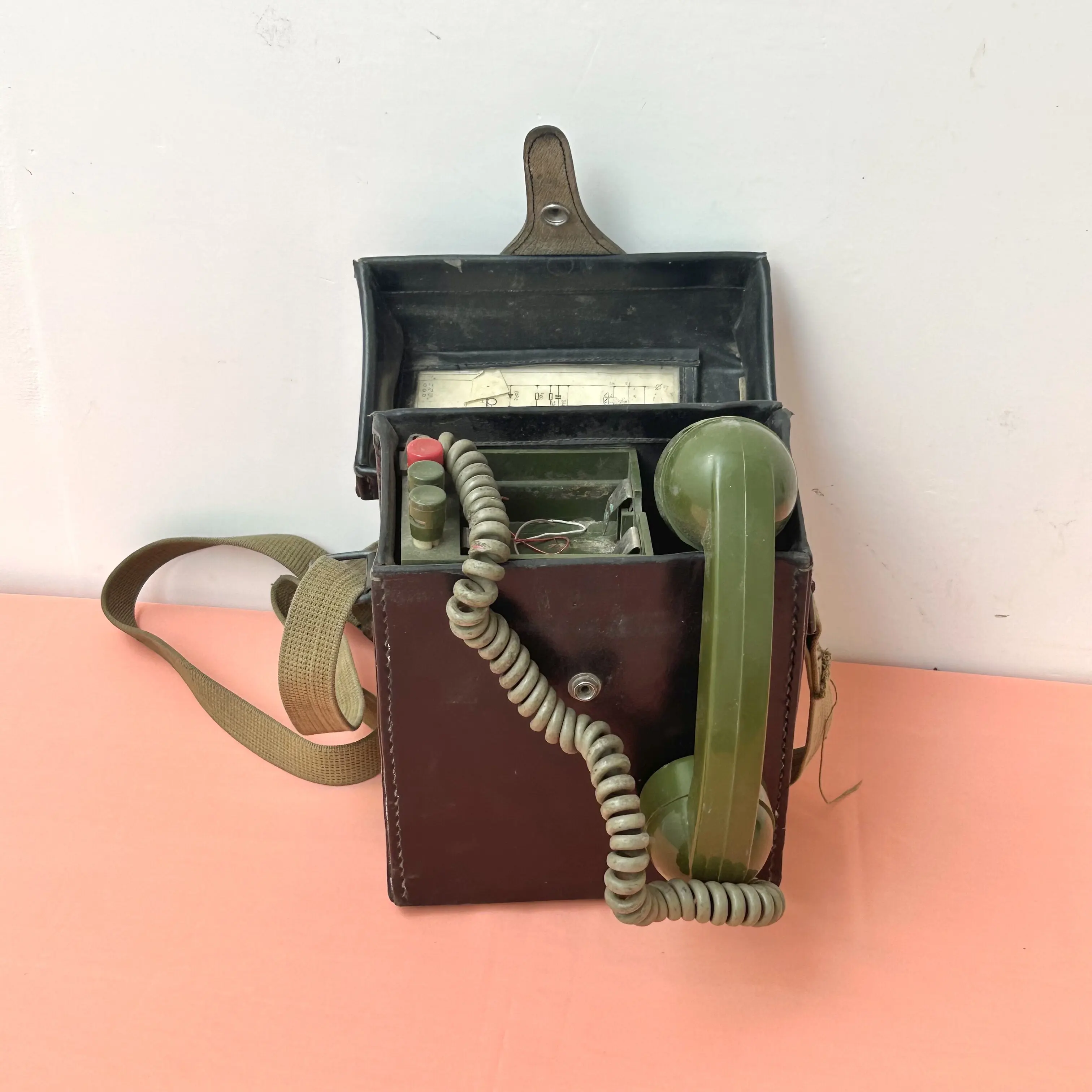 Red Culture Old Objects Revolution Memorial Battlefield Telephone During the Anti-Japanese