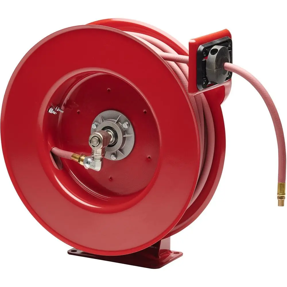 Hd76100 Olp Heavy Duty Spring Retractable Hose Reel, 3/8