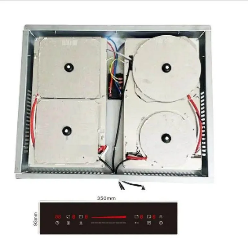 Commercial household hidden rock slab induction concealed furnace Embedded 1-4 multi-head furnace Infrared electromagnetic