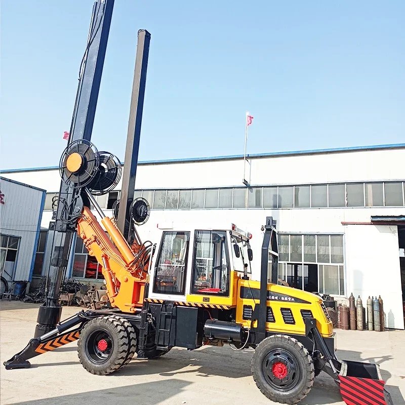 Portable Drilling Machine Wells High Leg Photovoltaic Rotary Drilling Rig