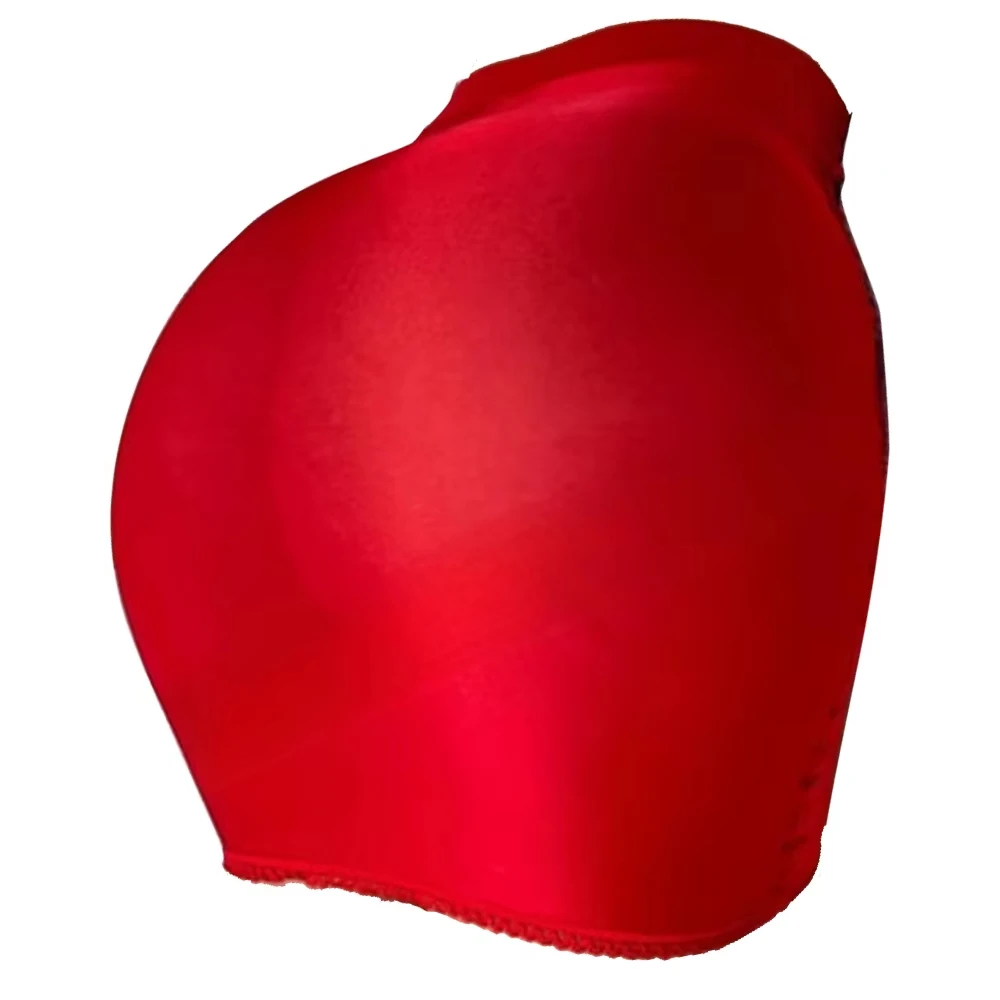 Minifalda transparente para mujer, de talle bajo, estilo clubwear, color liso, sexy, ultrafina, estilo ajustado para un look coqueto.