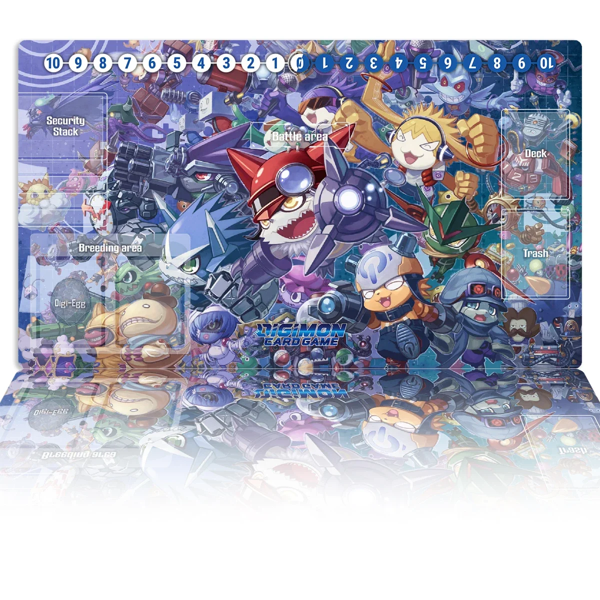 Digimon Playmat Appmon DTCG TCG CCG Mat Board Game Duel Trading Card Game Mat Custom Anime Mouse Pad Rubber Desk Mat & Free Bag