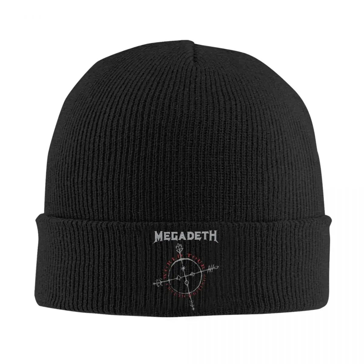 Megadeths Cryptic Writings Knit Hat Beanies Autumn Winter Hat Warm Acrylic New Black Metal Death Metal Cap Men Women Gifts