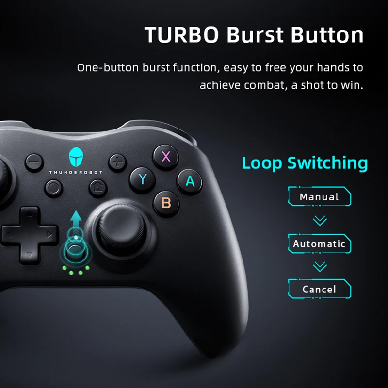 G40 Buletooth Gamepad Wireless Wired Vibration Joystick Controller for Switch Windows PC STEAM TV Game Controller Joypad