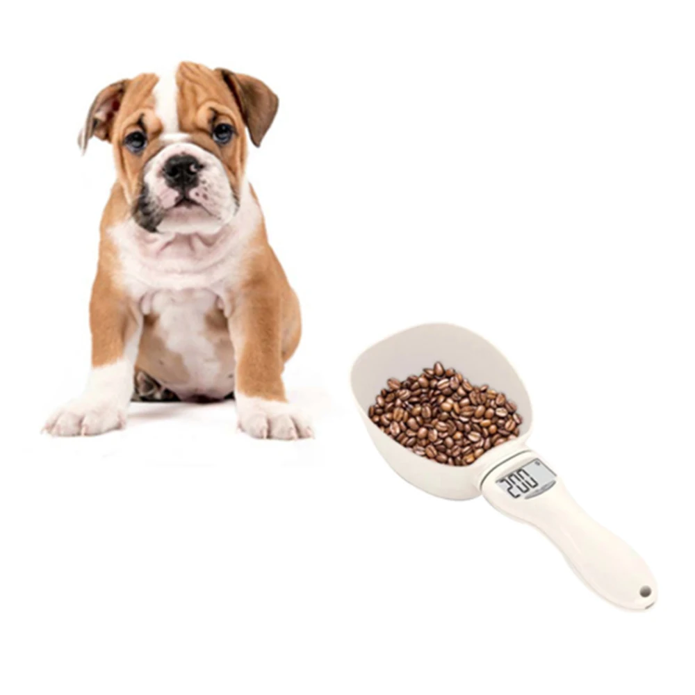 

250ml Pet Food Scale Cup For pet Feeding Bowl Kitchen Scale Spoon Led Display Digital Spoon Scale Electronic Measuring Spoon