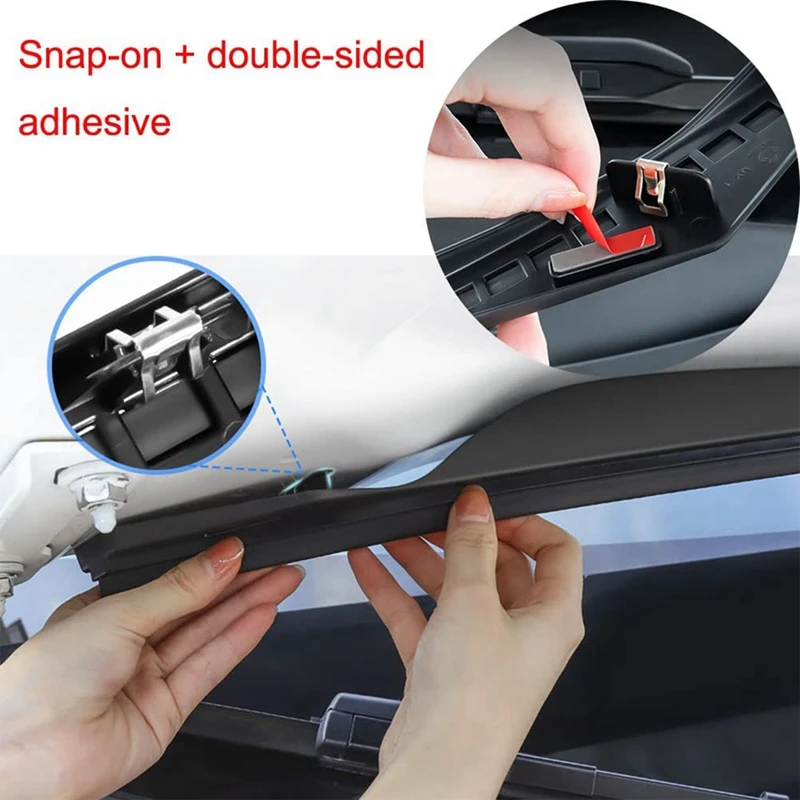 Car Front Chassis Cover Water Strip For Tesla Model 3 2018-2022 Air Inlet Protective Cover Modification Accessories