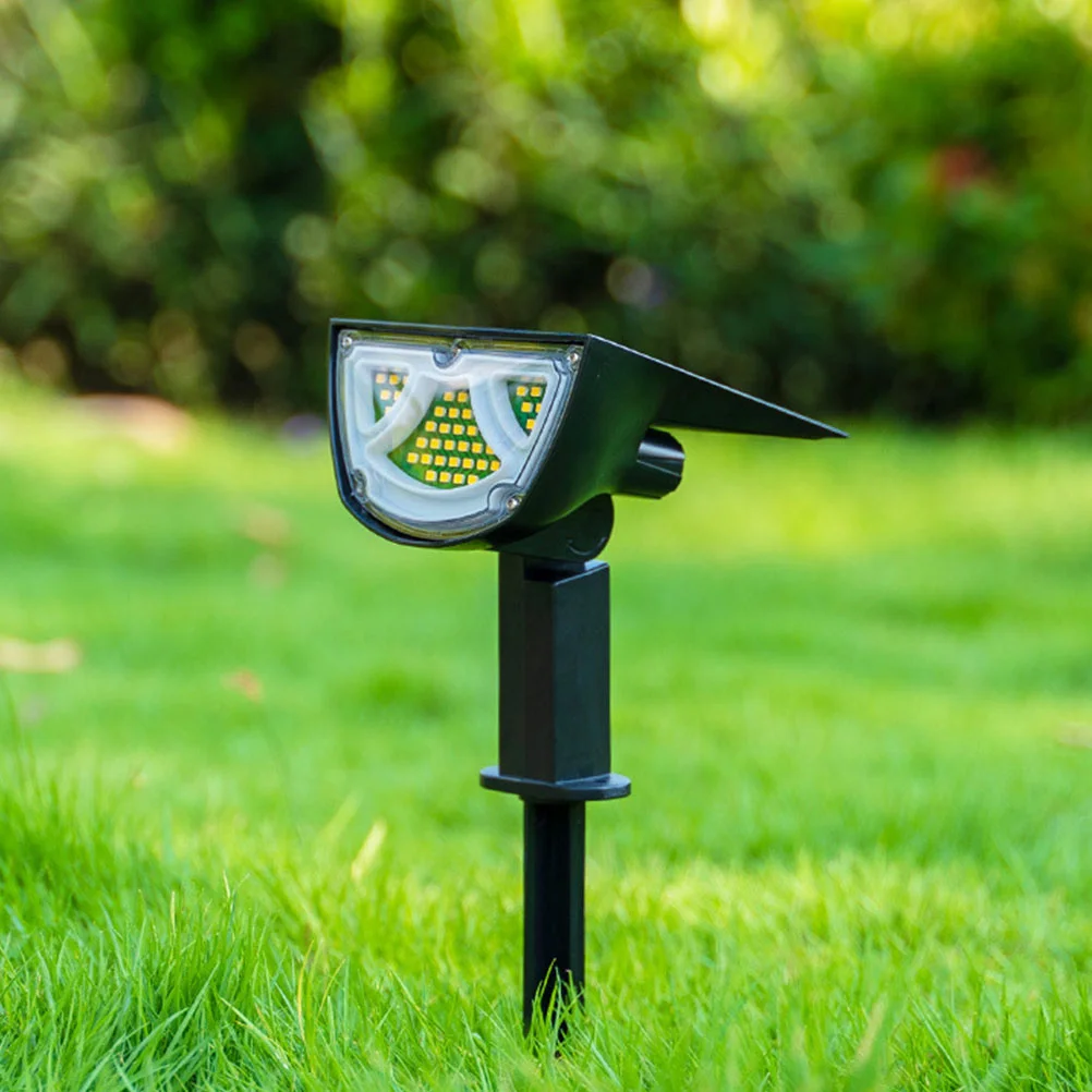 

1pc Solar Lawn Light Led Garden Lamp Outdoor Courtyard Ground Light Waterproof Yard Spotlight Sunlight Charging Decorative
