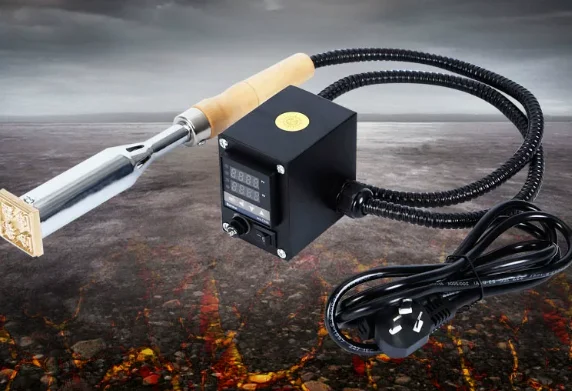 Handheld Hot Stamping Machine 0-400 ℃ Temperature Adjustment for Embossing Leather/cake Wood Markings
