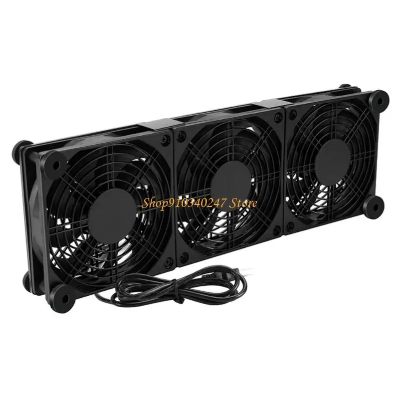 Q22A USB Power 120mm Cabinet Cooling Fan Waterproof Housing For Networking Equipment