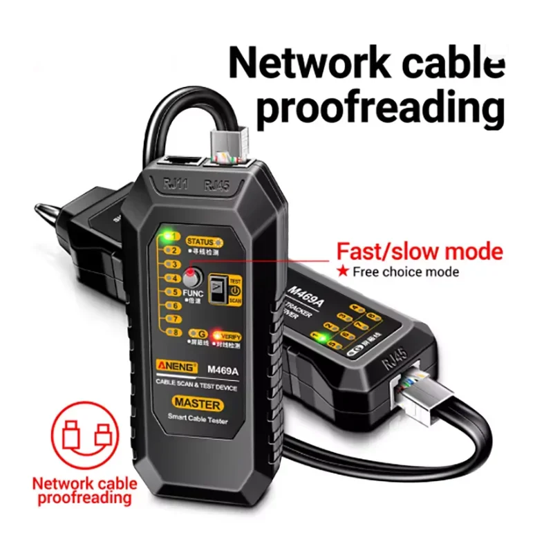

Network Cable Tracker Multi Function Networking Analyzer Network Wire Detector Anti Jamming Test Tracker Network Repair Tools