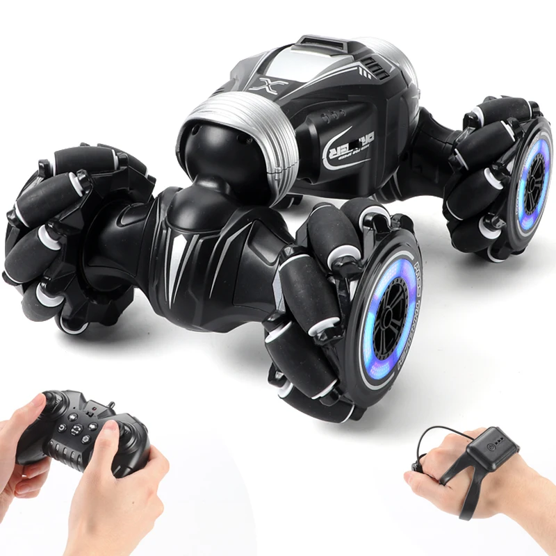 

1:16 RC Stunt Car One-Key Demonstration Dual Mode Remote Control Off-Road Vehicle Radio Gesture Induction 360° Rotating