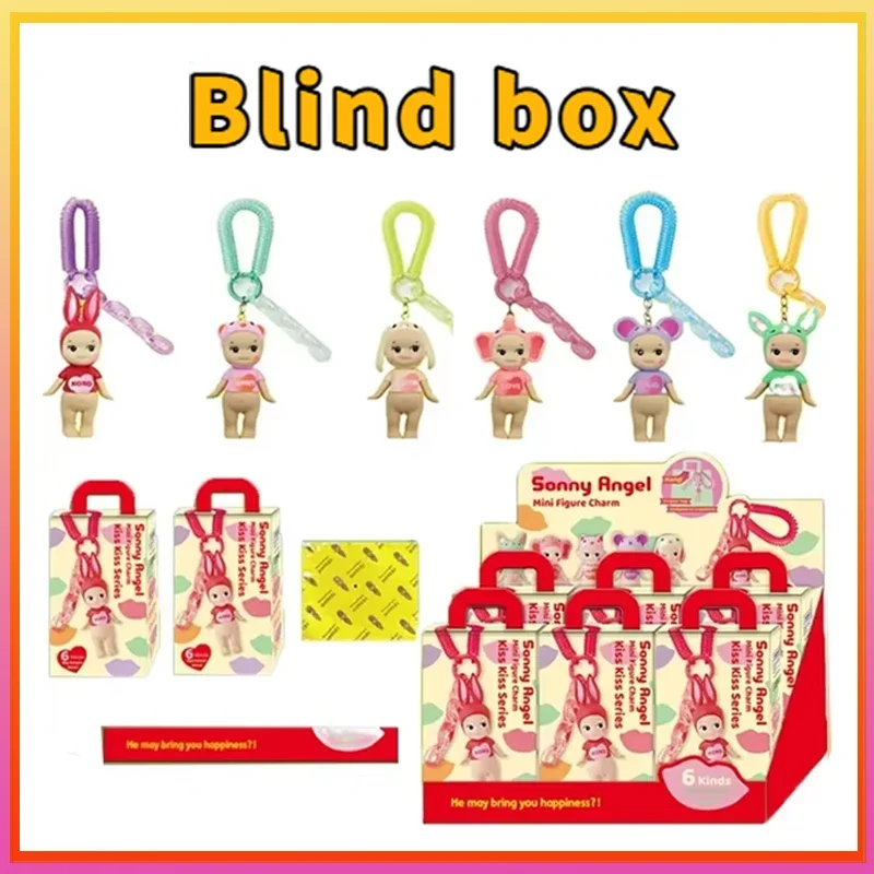 

Angel Kiss Kiss Series Blind Box Cute Figure Model Toy Cartoon Bag Decoration Keychain Pendant Doll Hobbiarm Birthday Gift