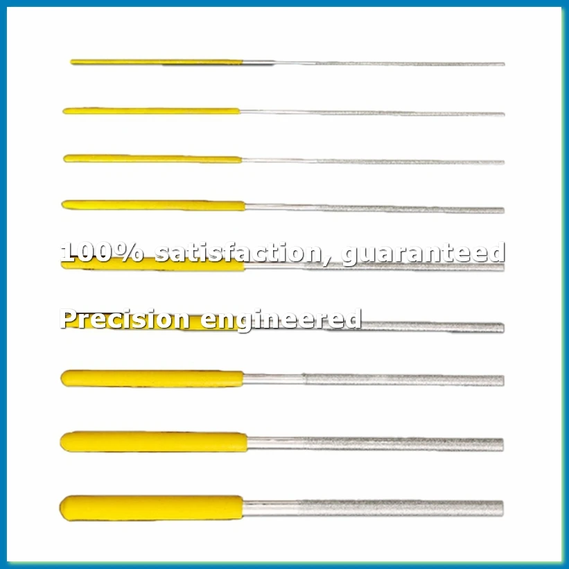 10pcs Cylindrical File 1mm-5.8mm Small Diameter Reaming File Grinding Tool Alloy Assorted File-AT35