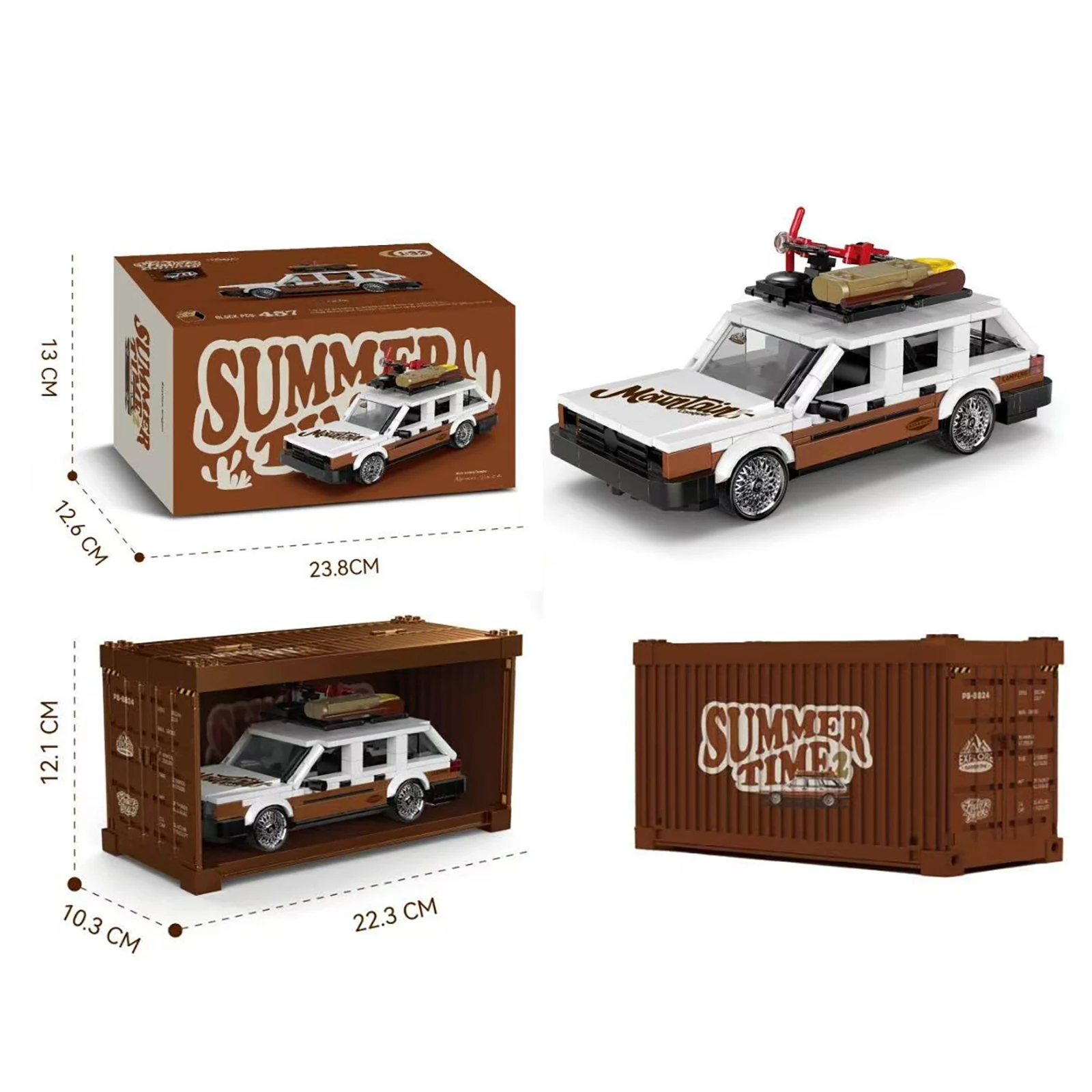 MOC PB テクニカルスピードチャンピオン MX5 レーシングカーモデルキャンピングカーコンテナビルディングブロックレンガ組立おもちゃ子供のクリスマスギフト