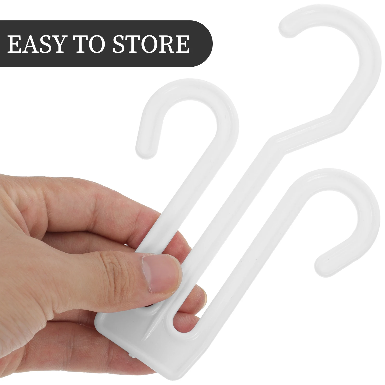 

30pcs Hooks Hanging Drying Organizer Household Shoe Hanger Thickened PP Material Sturdy Shoe Rack Hooks Slipper Drying Rack
