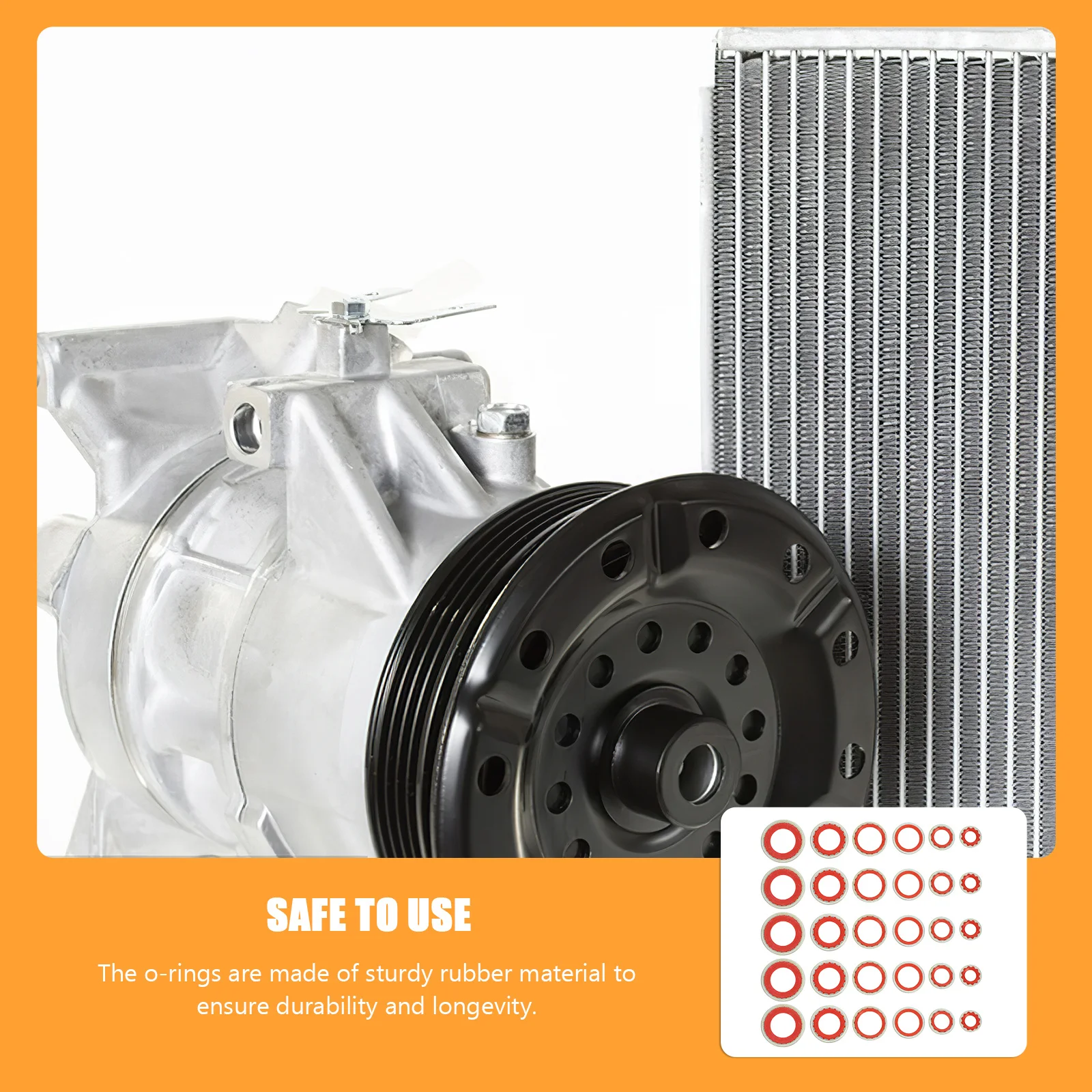 30 قطعة حلقات التيار المتردد استبدال ختم تكييف الهواء استبدال حلقات تكييف الهواء مجموعات ربط السيراميك الارضي قطع غيار التيار المتردد للسيارات #5