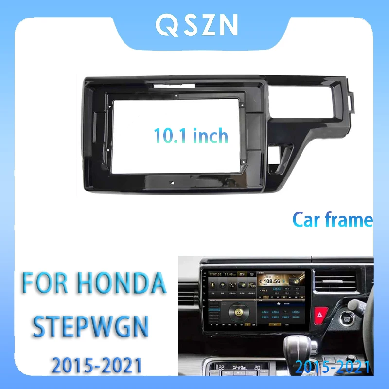 

For Honda Stepwgn 2015- 2021 10.1 Inch Car Radio Fascia Android MP5 Player Panel Casing Frame 2Din Head Unit Stereo Dash Cover