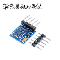 QMC5883L 3V-5V Triple Tri-axis 3 Axis Compass Magnetometer Sensor Module Board For Arduino Imported chips