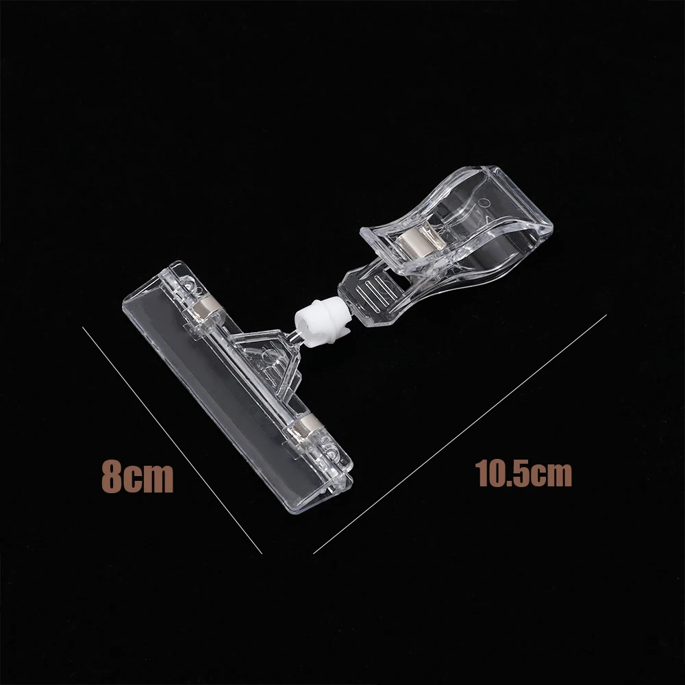 1/3Pcs Clear POP Advertising Clips Plastic Multi-function Shelf Clamp Transparent Durable Price Label Tag Sign Display Holders