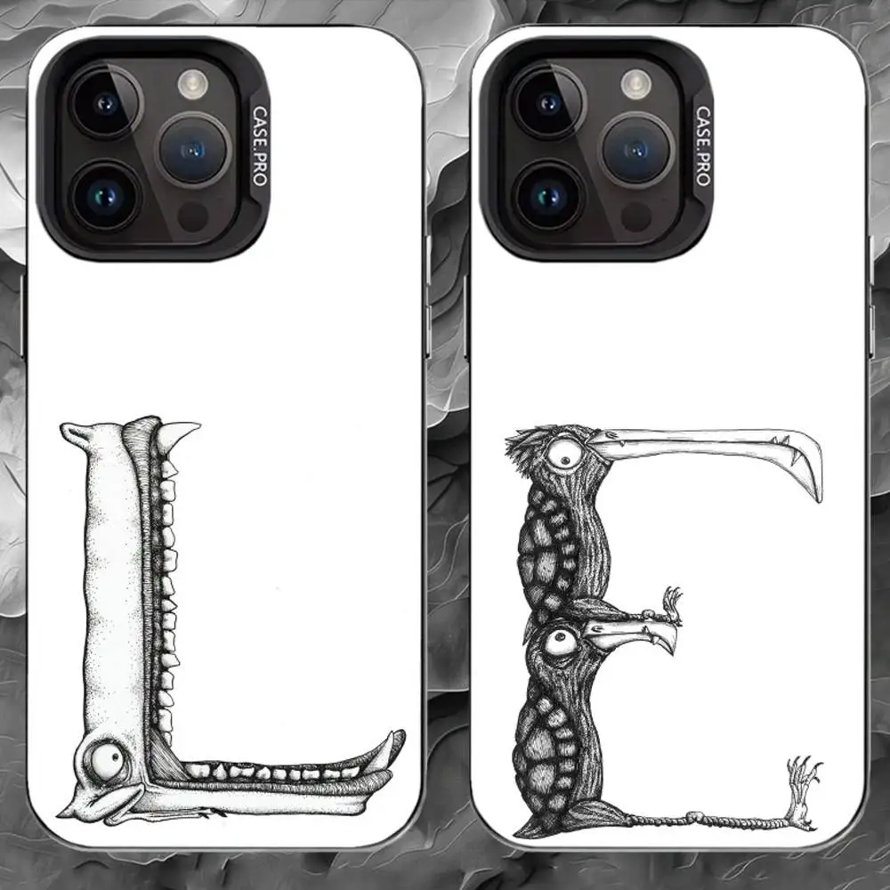 

M-Marine Corps Phone Case For iPhone 17 16 15 14 13 12 11 Pro Max Plus Silver Matte Black Cover