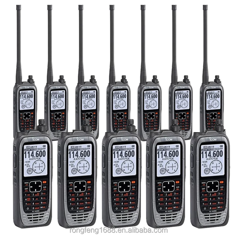 VHF Air Band Transceiver IC-A25C Walkie Talkie 6W Air Radio ICOM Portable Two-Way Radio IC-A25N