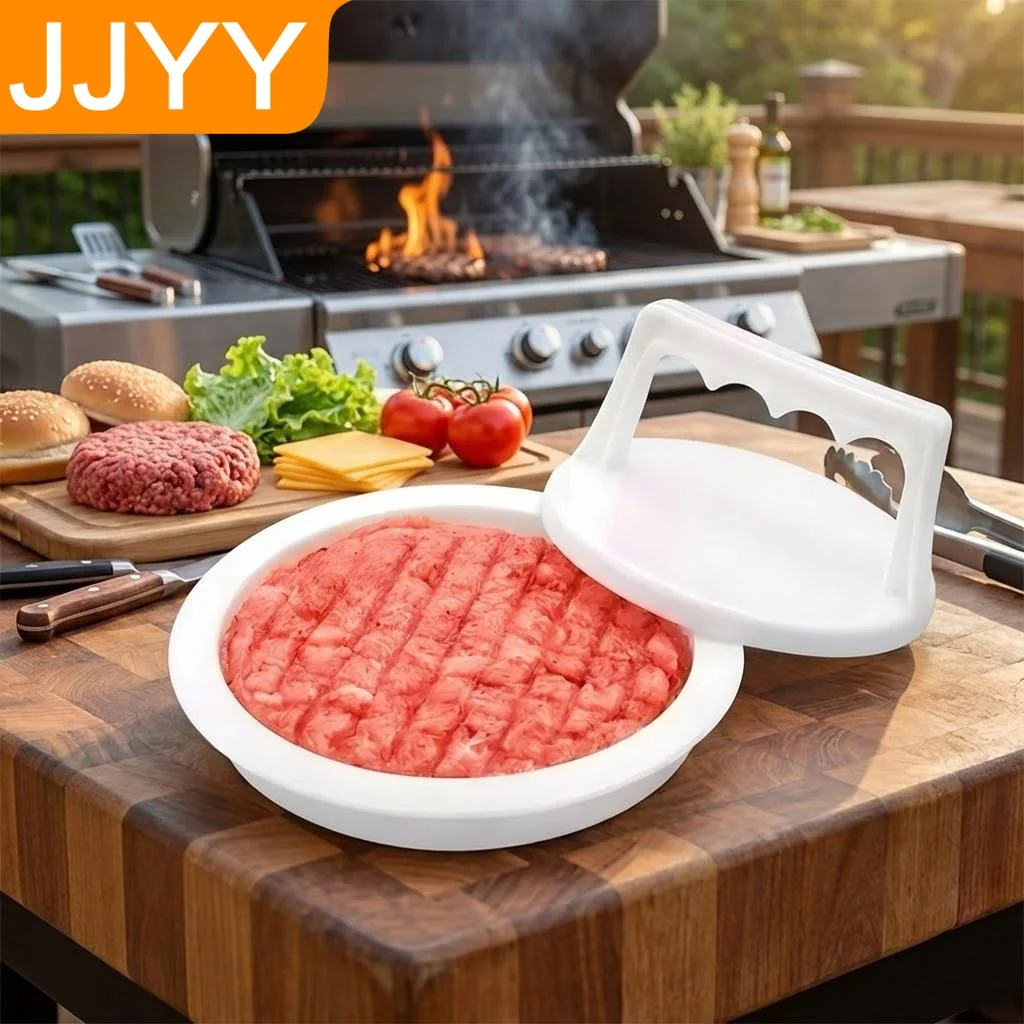 Molde para hacer hamburguesas DIY, prensa de carne, máquina de hamburguesas de plástico de grado alimenticio, molde para carne picada, herramienta para hacer hamburguesas