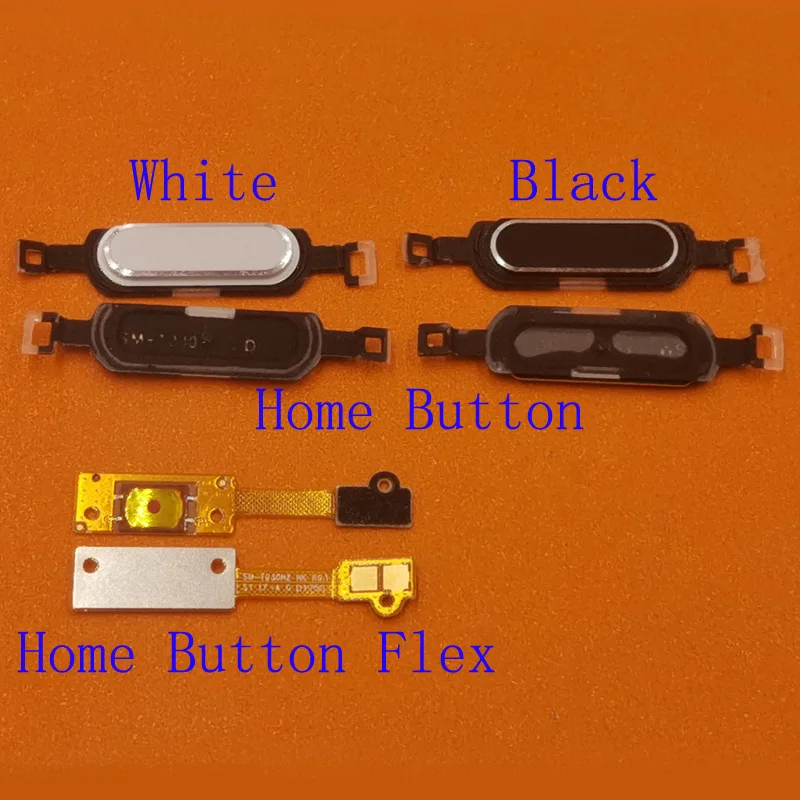 1Pcs Home Button Menu Back Return Key Keypad Flex Cable Ribbon For Samsung Galaxy T230 T231 Tab 4 7.0 T235 SM-230 Black White