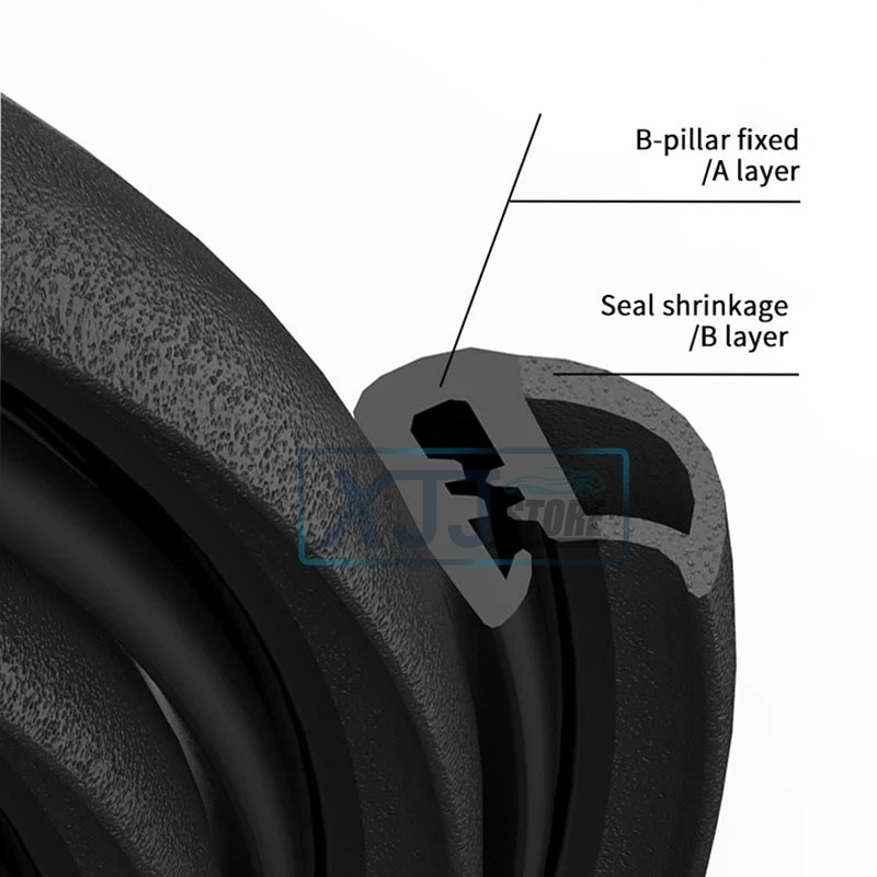 Car Door Sealing Strip For MAZDA 2 5 8 6 3 Axela CX30 CX50 CX80 CX4 CX5 CX7 Atenza 2008 2010 2011 2014 2016 2020 2023 2024 2025