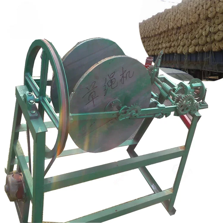 Low investment grass rope manufacturing machine